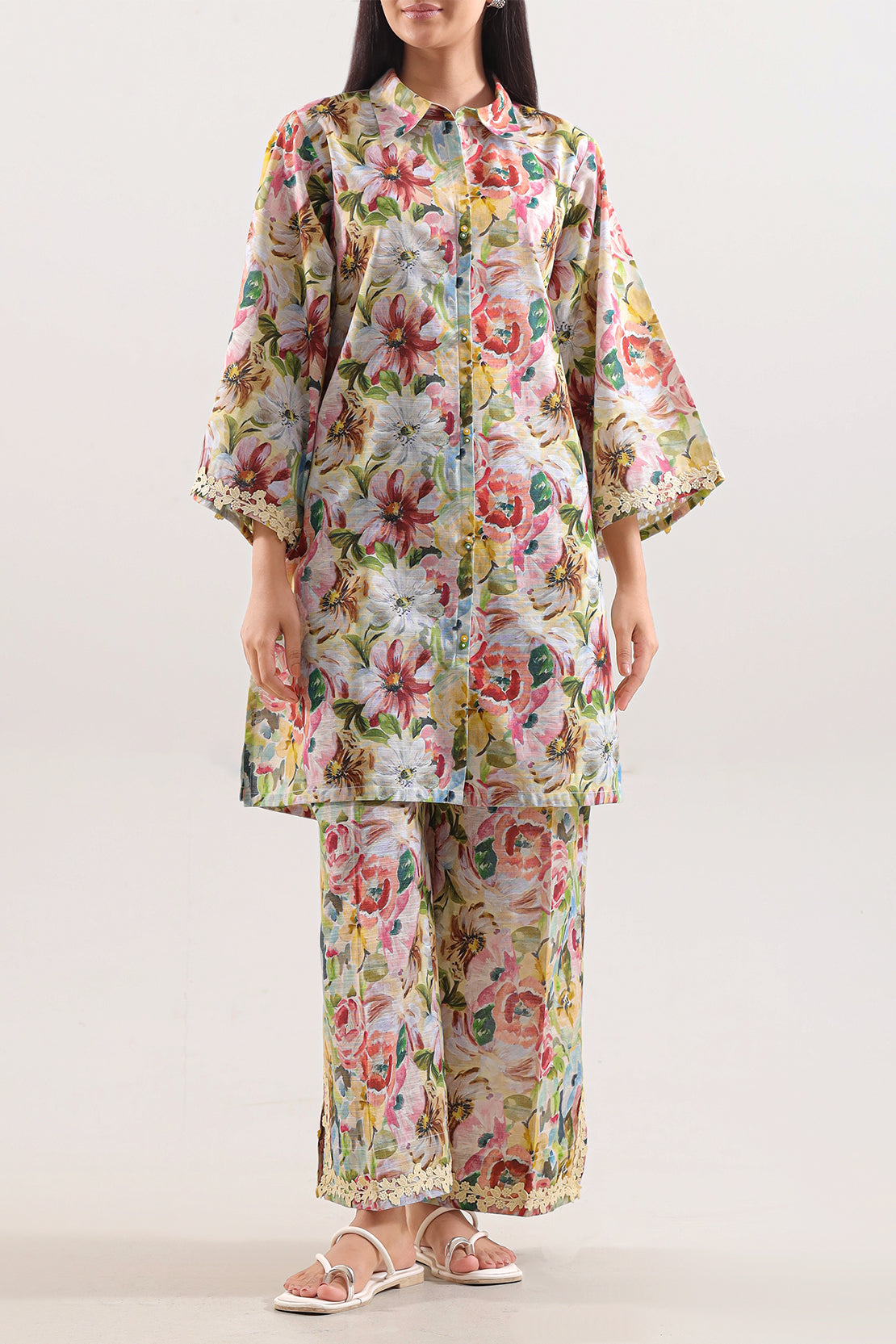 SAYA 100% ORIGINAL Unstitched Cotton Khaddar 2 Piece ๐ฅโค๏ธ
