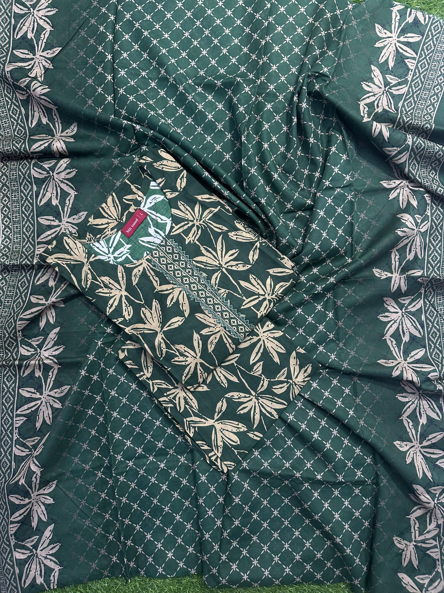 BIN SAEED STITCHED 3PCS COLLECTION D#11