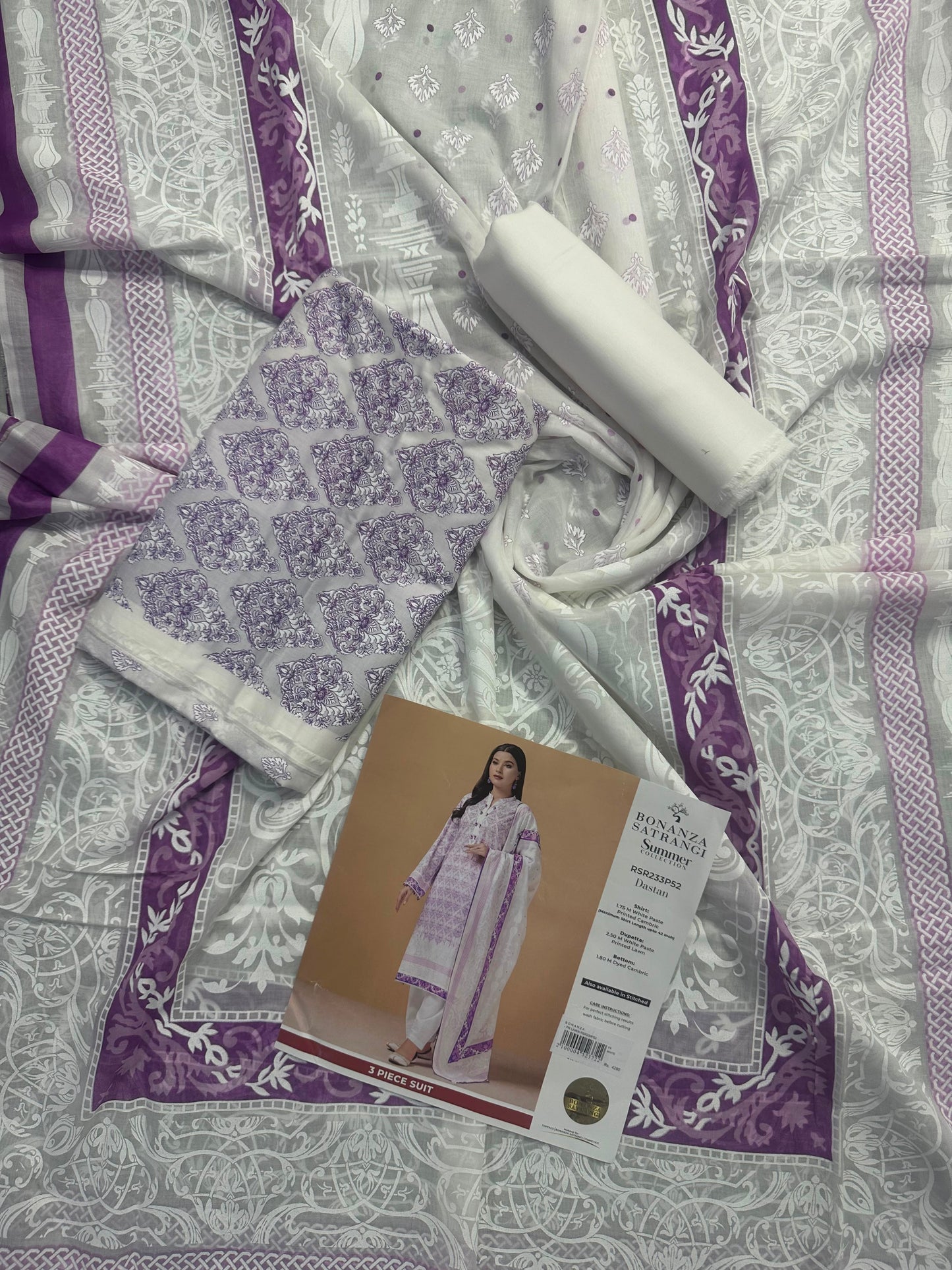 Bonanza Satrangi RSR233PS2 Dastan 3 PCs Lawn