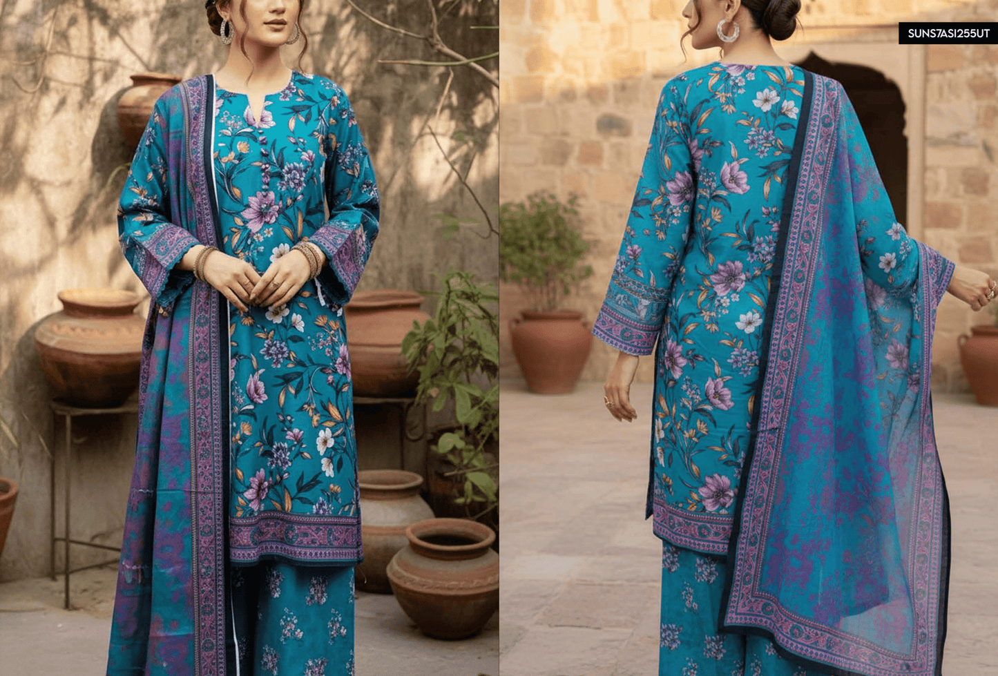 Salitex Khaddar Unstitched 3 Piece ๐ฅโจ