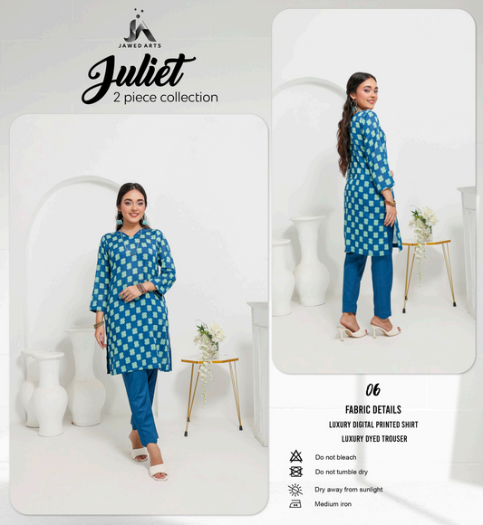 Juliet (S+T) Series 2Pcs Collection By Jawed Arts®️ Design No: 6