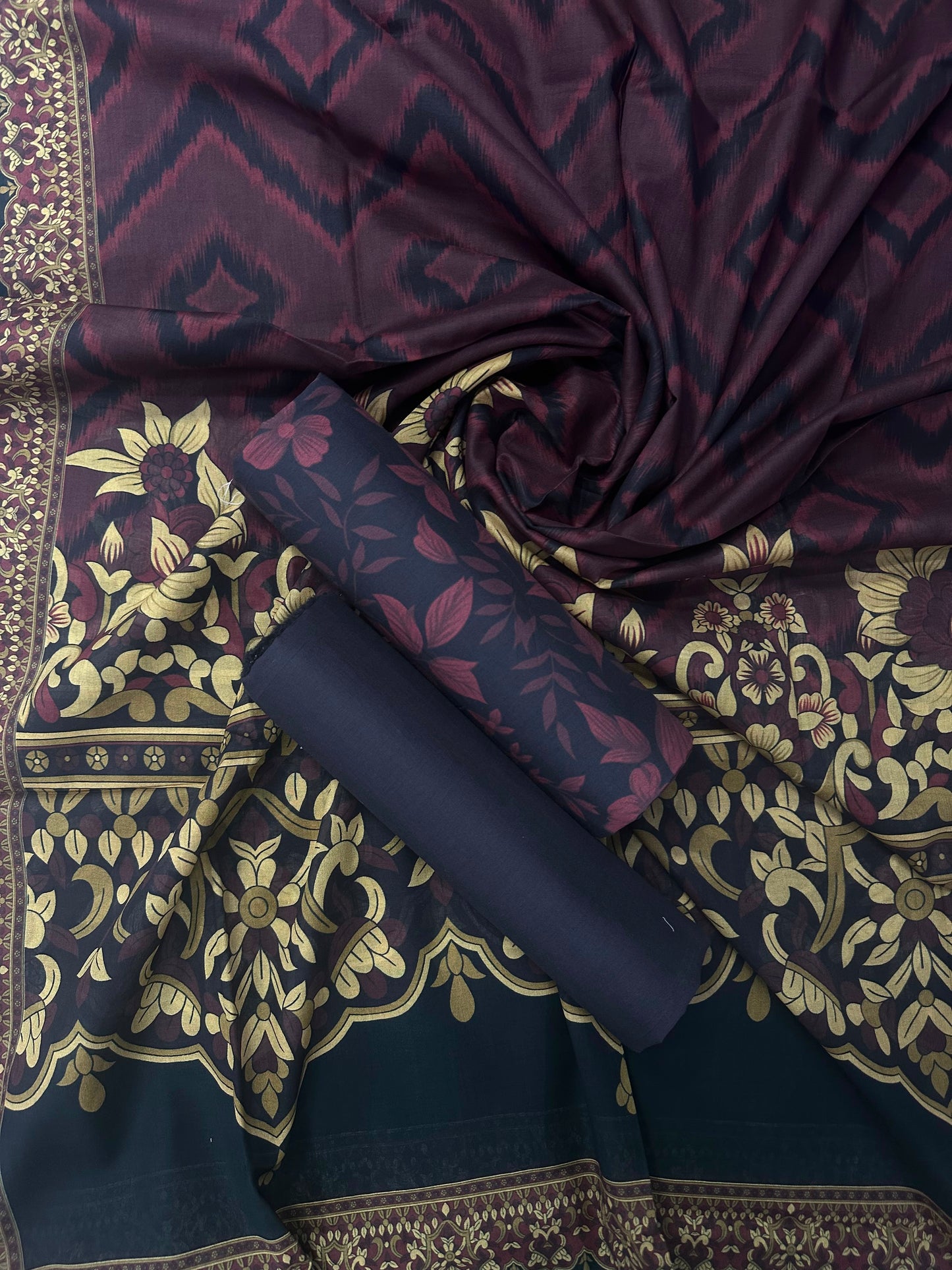 SAHARA CHARCOAL PRINTED 3PCS