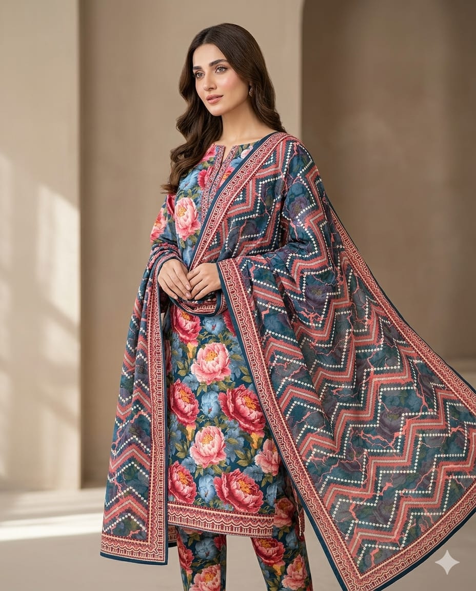 ZAMAN NINOKARA UNSTITCHED COLLECTION D#13