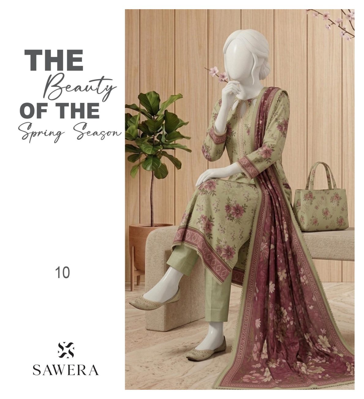SAWERA β RANG-E-BAHAR (Vol-3) 3-PIECE UNSTITCHED COLLECTION