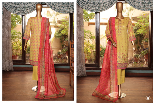 Mausam-e-Gul By RUQAYYAHS Digital Printed Embroidered Lawn