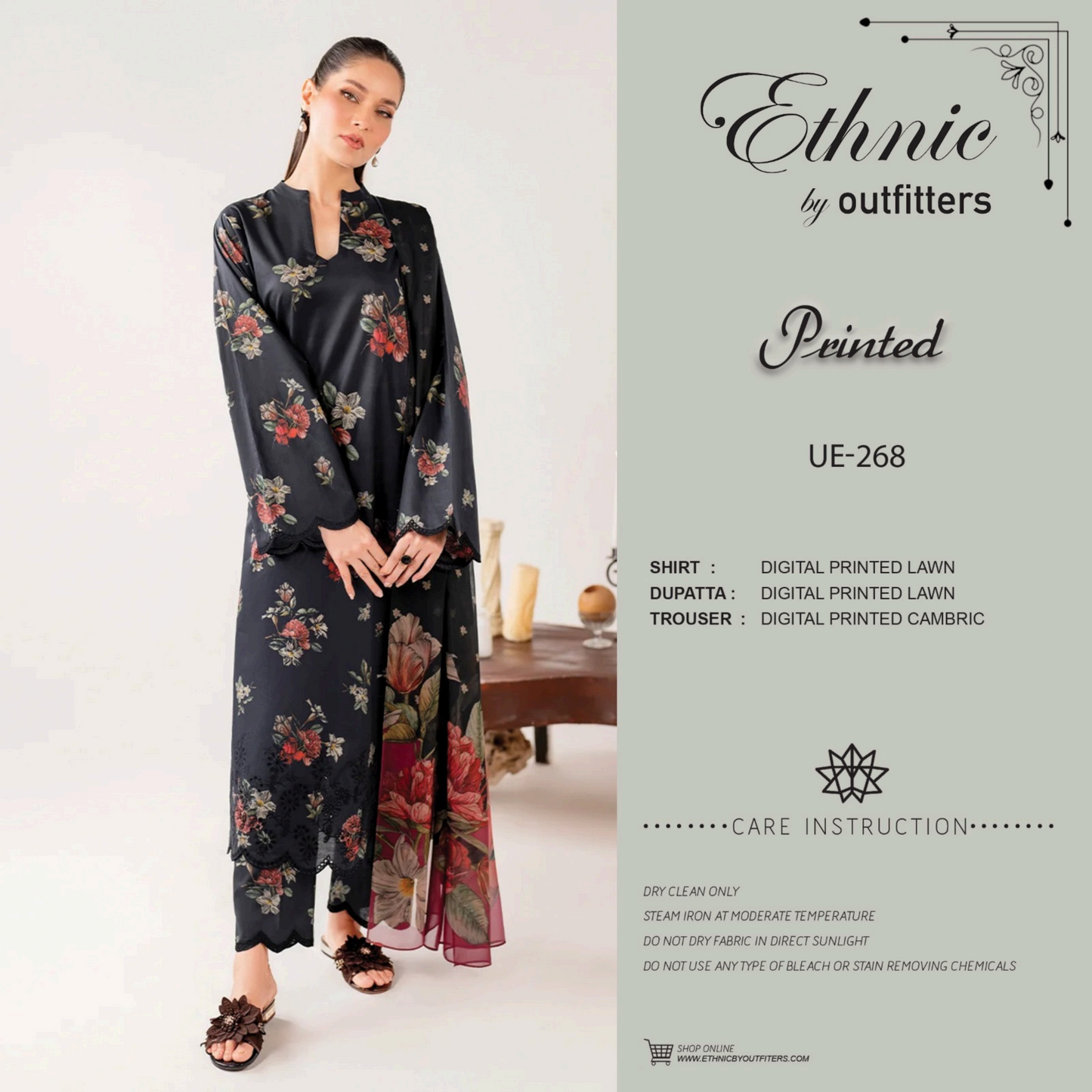 Ethnic Digital Printed 3P