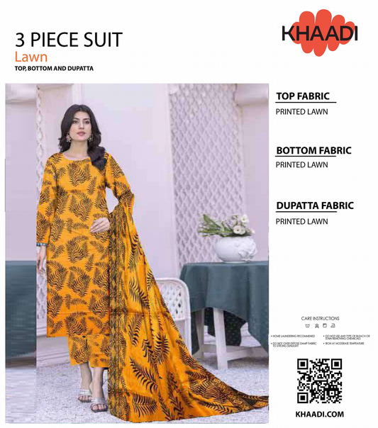 KHAADI Unstitched Lawn 3 Pieces in Wholesale Price ๐ฅโค๏ธ