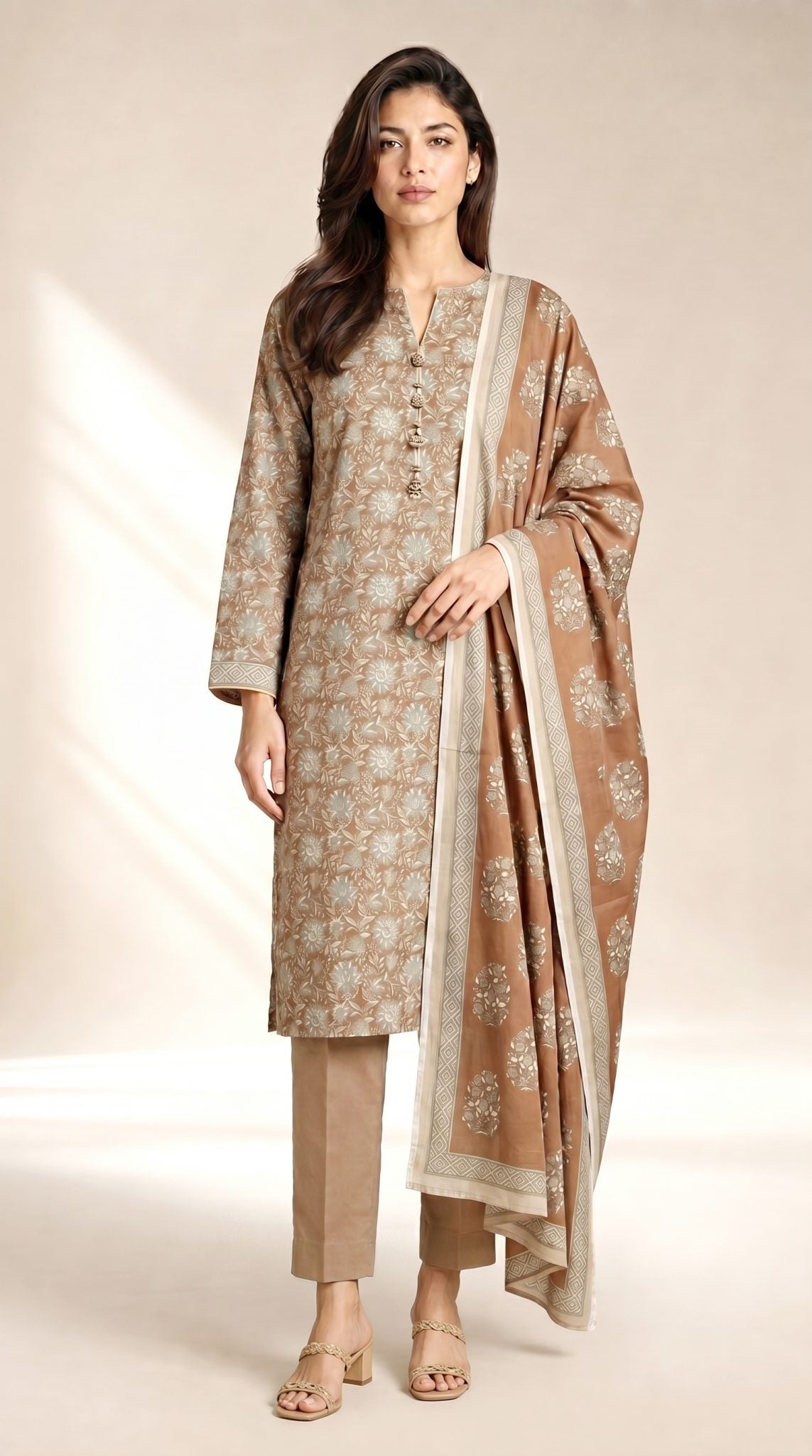Alkaram Soft Brown MSB-02-26-171 3PCS