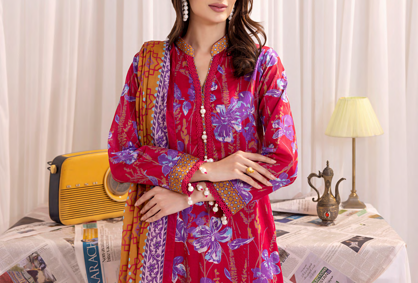 Salitex Eshaal Unstitched Lawn 3 Pieces Vol II 🔥❤️