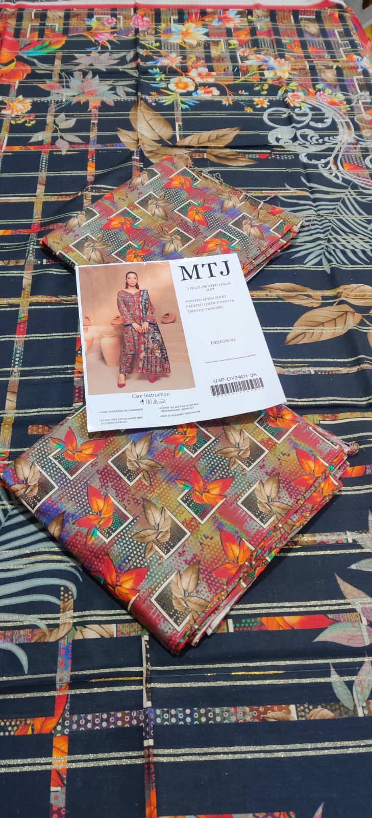 MTJ Floral Linen 3P