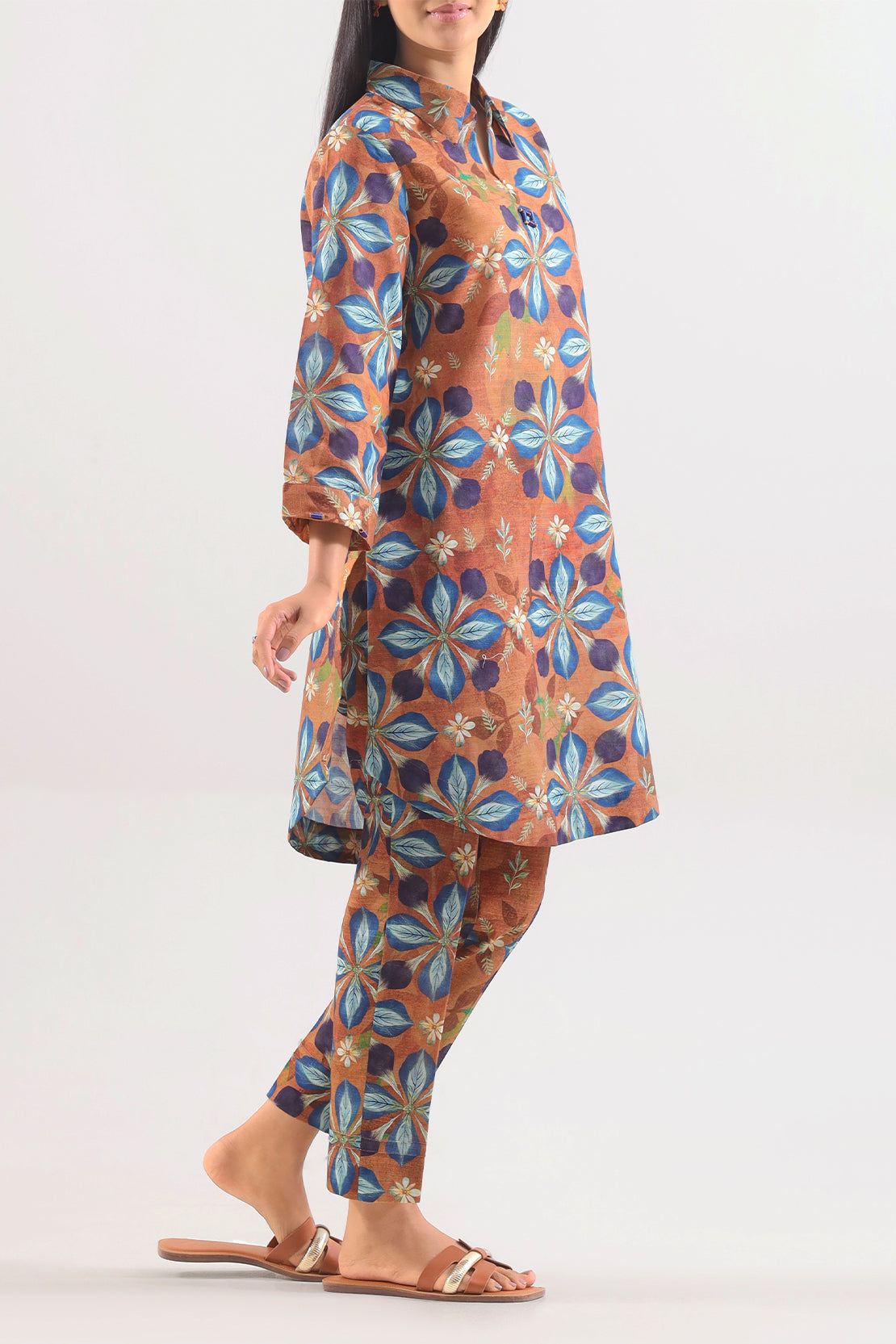 SAYA 100% ORIGINAL Unstitched Cotton Khaddar 2 Piece ๐ฅโค๏ธ