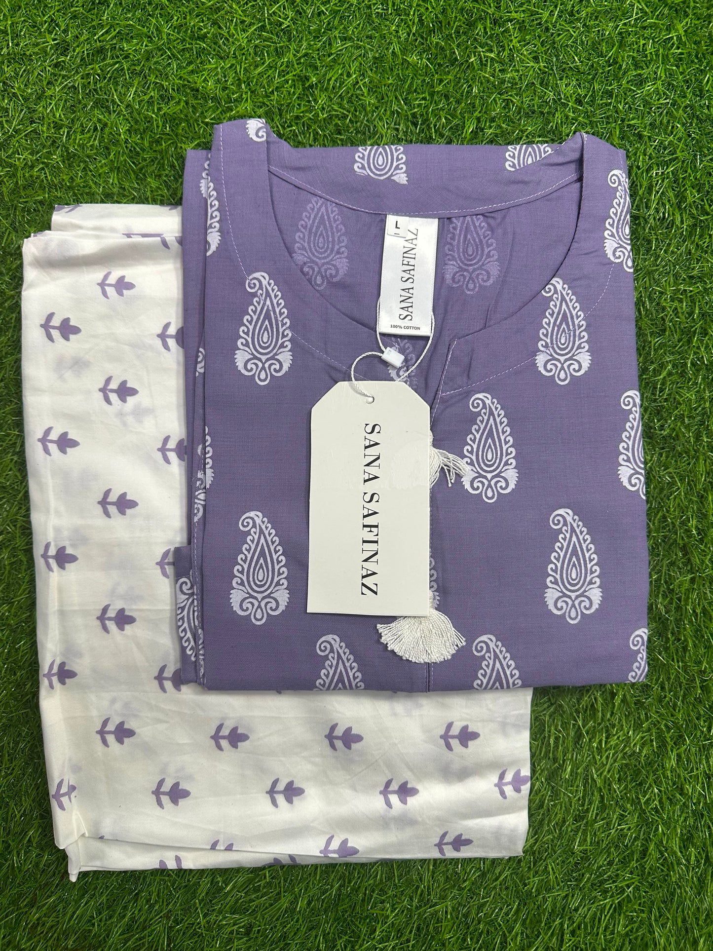 SanaSafinaz Stitched 2PCS Purple