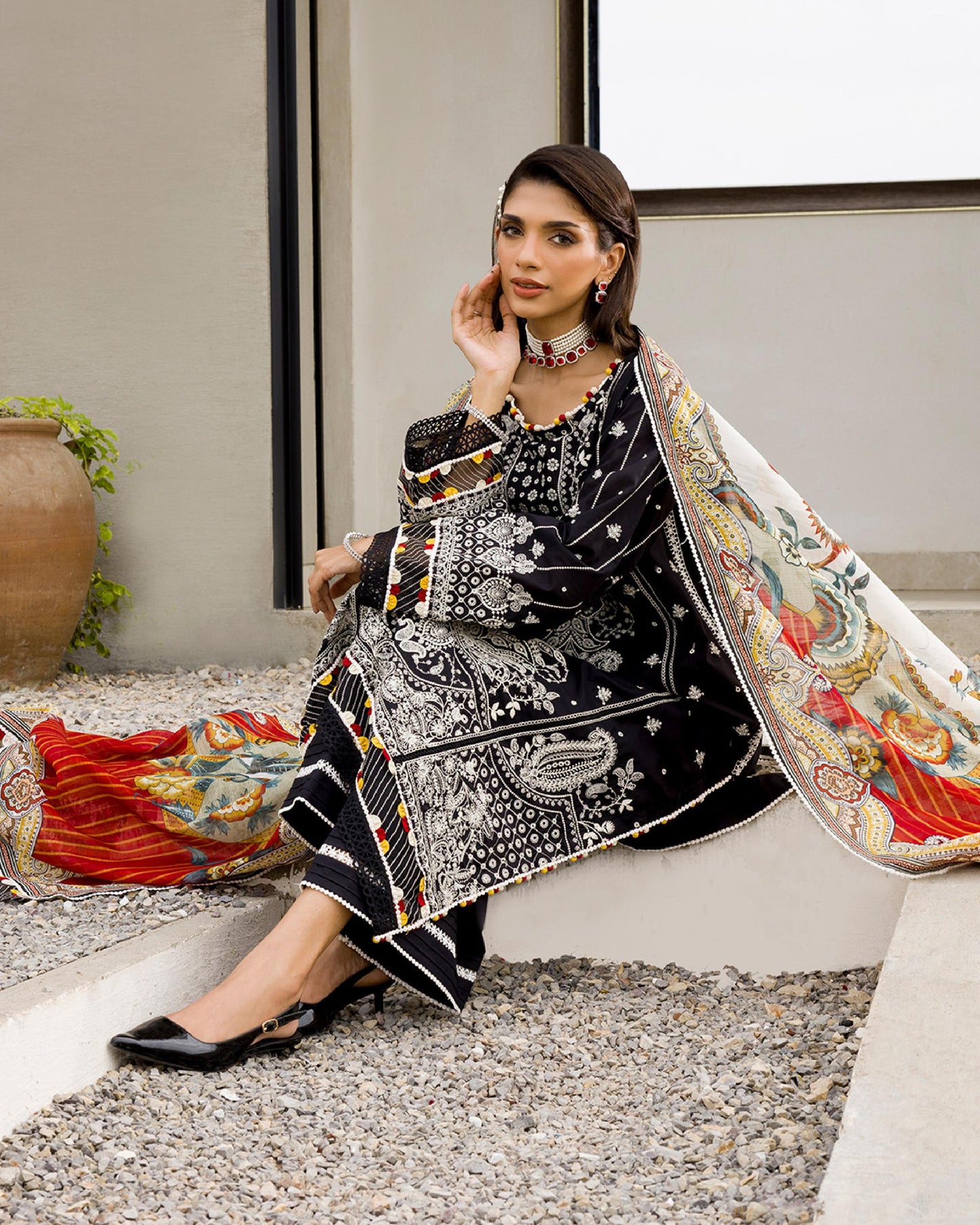 πΈβ¨ Zellbury Signature Unstitched Fancy Chikankari Luxury 3 Pieces β¨πΈ