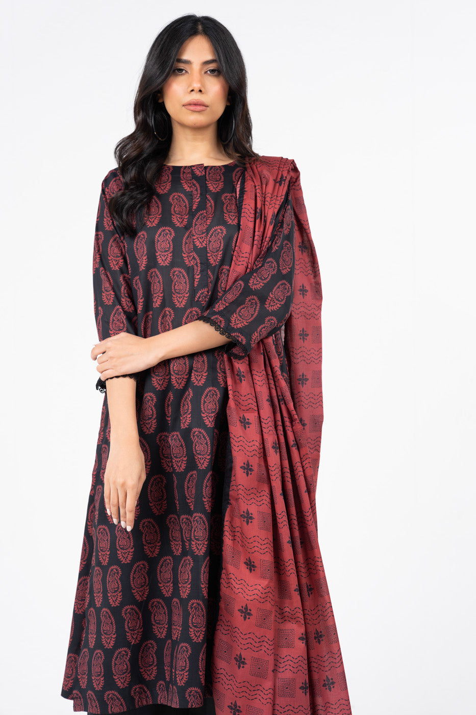 alkaram prints Digital Lawn Unstitched 3 Pieces ❤️