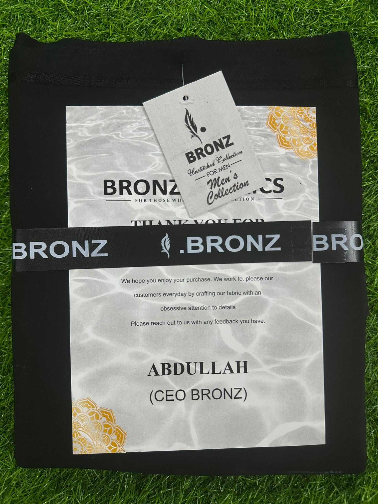 BRONZ BLACK MEN'S WASH & WEAR COLLECTION