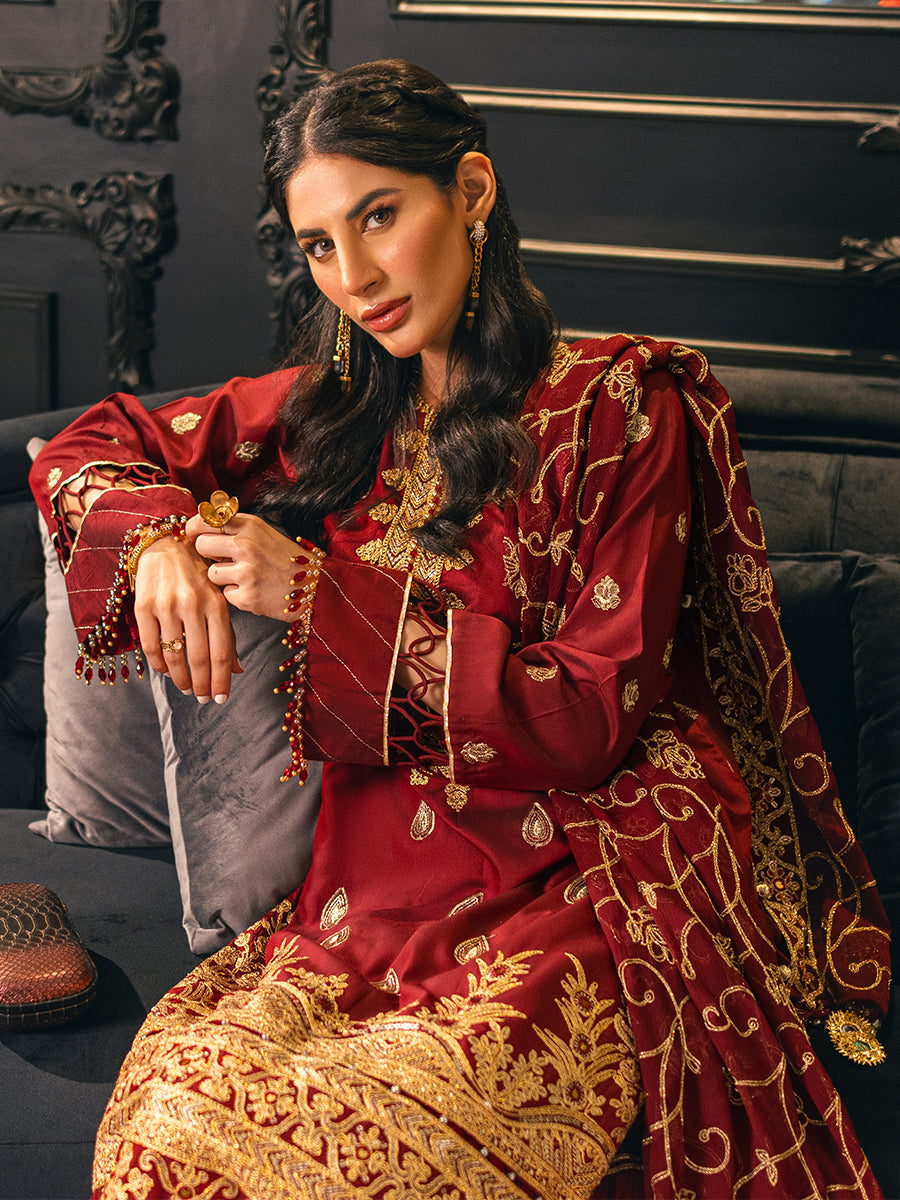 SALITEX Emal 3pc - Unstitched Luxury Suit