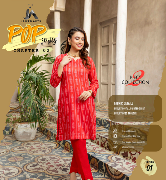 POP (S+T) Series Collection By Jawed Arts®️ Chapter #02 Design No: 1