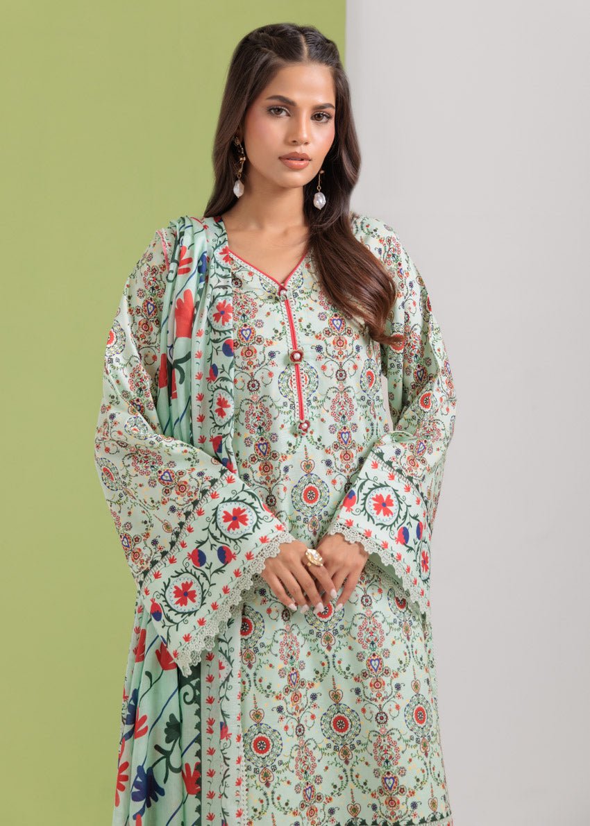 Bonanza Satrangi Unstitched Sage - 3 Pc (WU3PPBS25LIUN63)