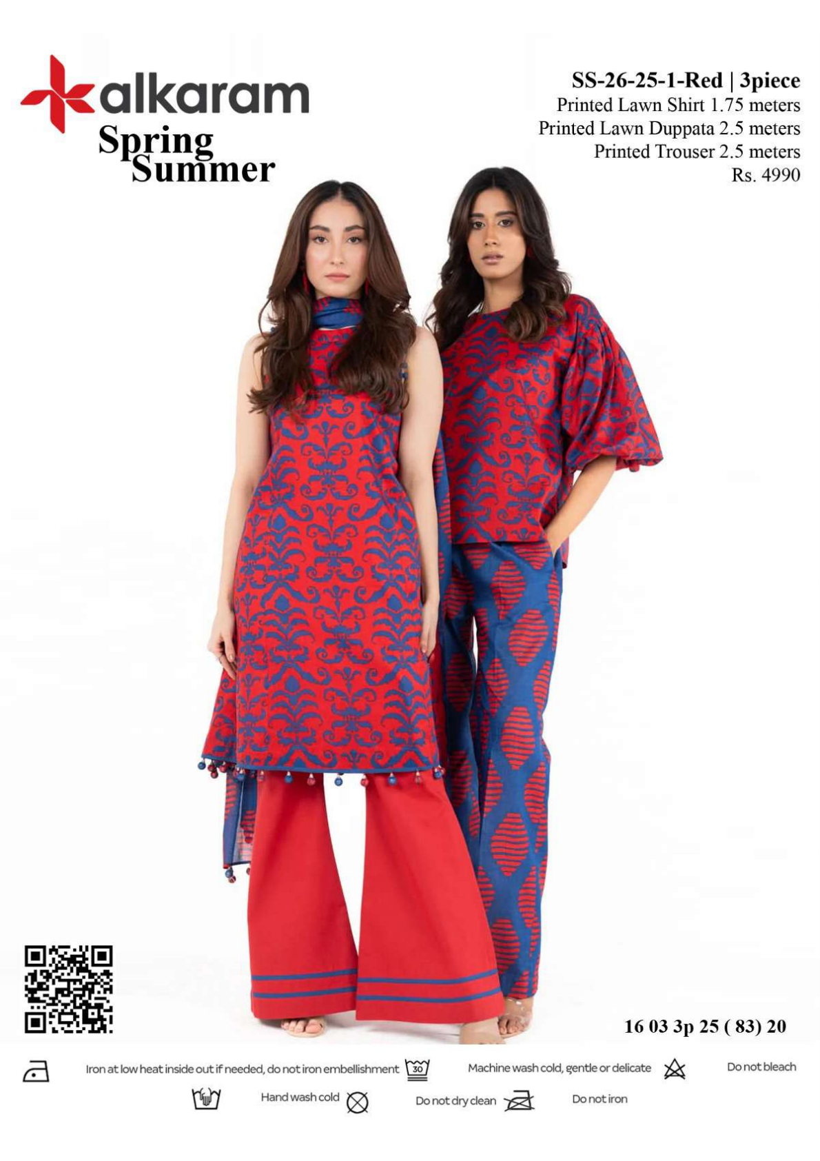 Alkaram Digital Printed Lawn 3 Piece 😉🧡