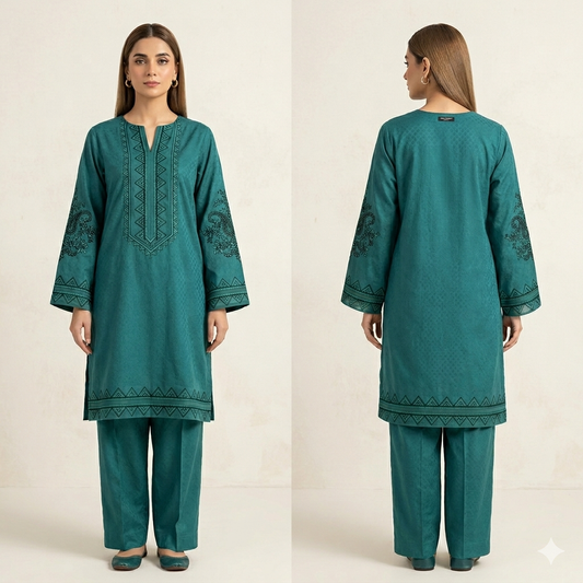 SALITEX 2PC EMBROIDERED UNSTITCHED LAWN COLLECTION