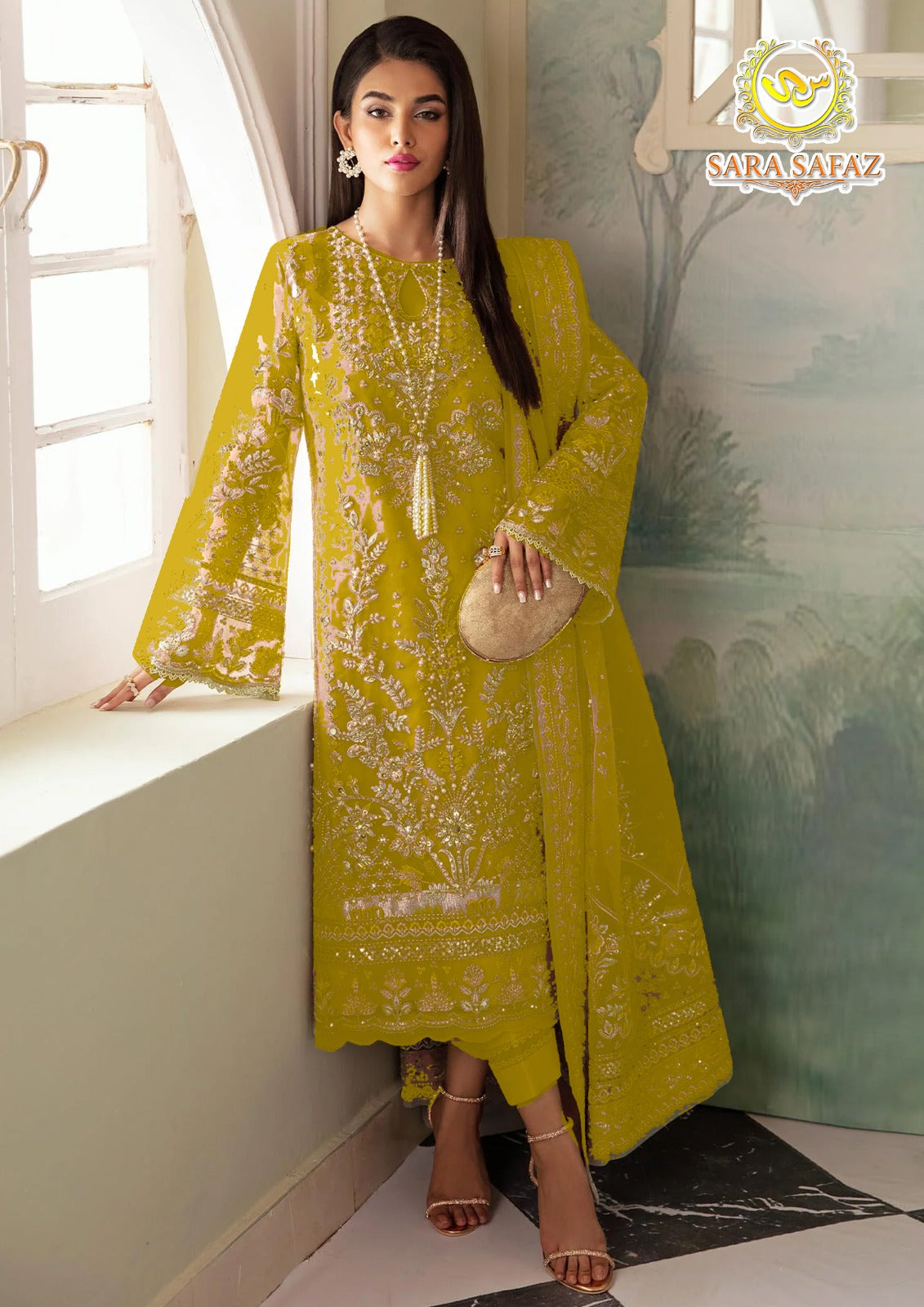 Unstitched Luxury Embroidered Fancy CHIKENKARI 3 Piece in Wholesale Price โ
๐ฏ