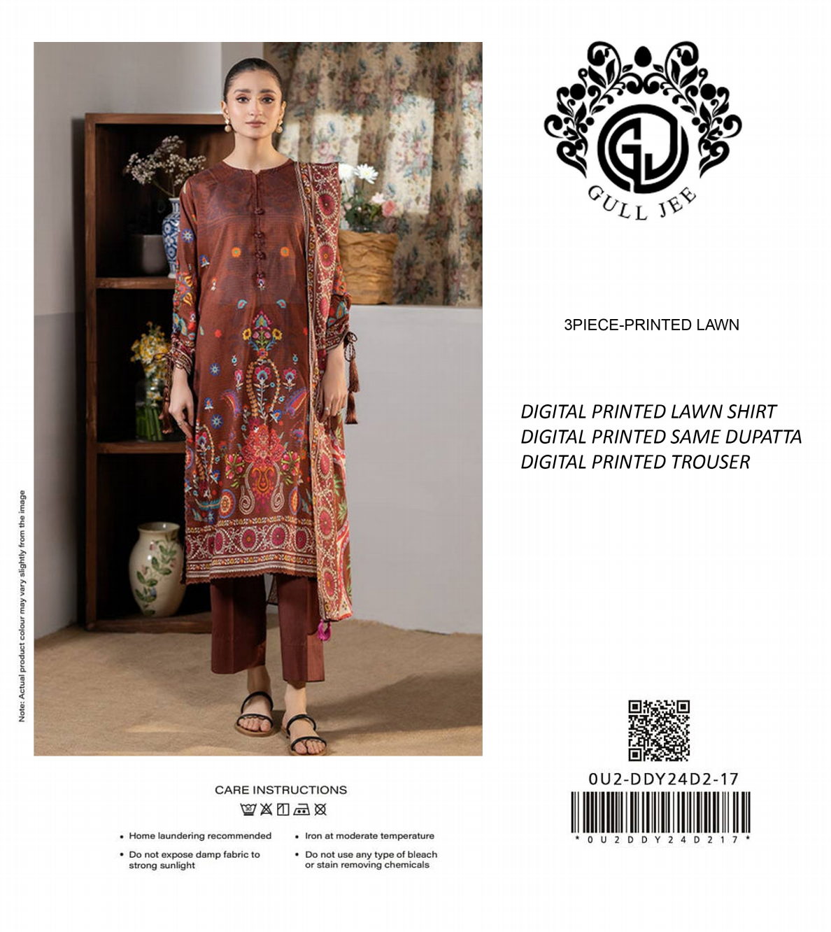 Gull Jee Unstitched Lawn 3 Pieces in Wholesale Price ๐ฅ๐งก