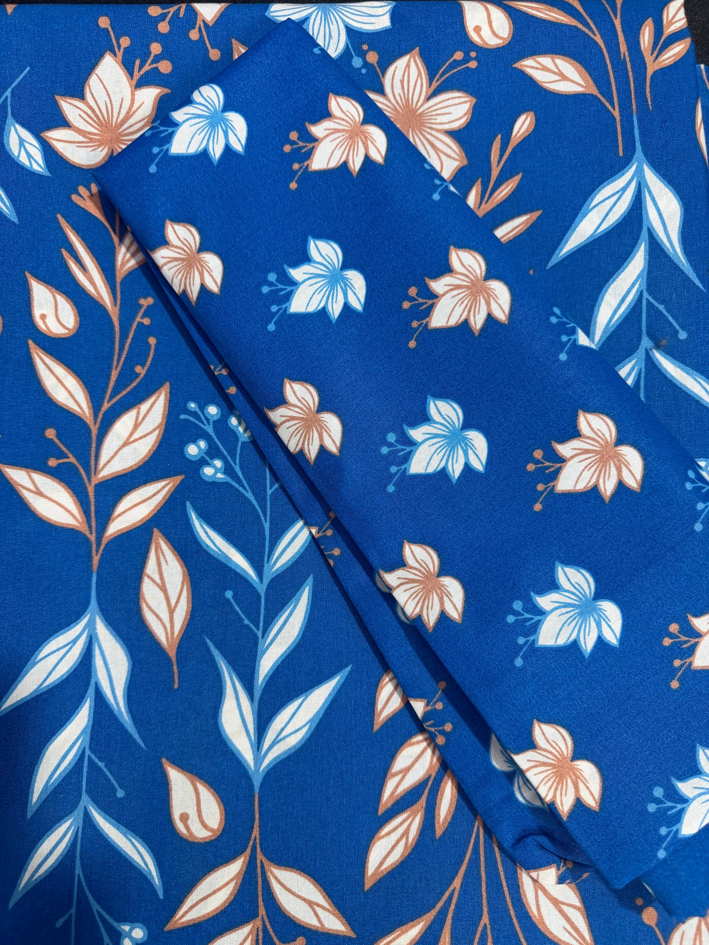 Salonika Dark Blue Double Bed Bedsheets