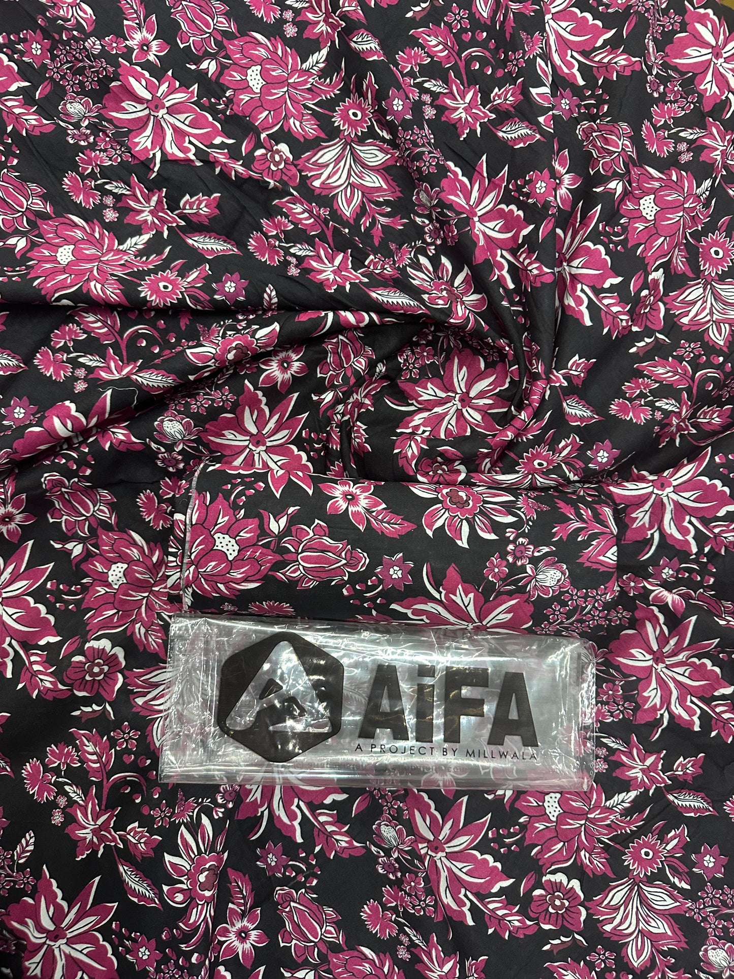AIFA (S+T) Lawn Unstitched Collection 2026