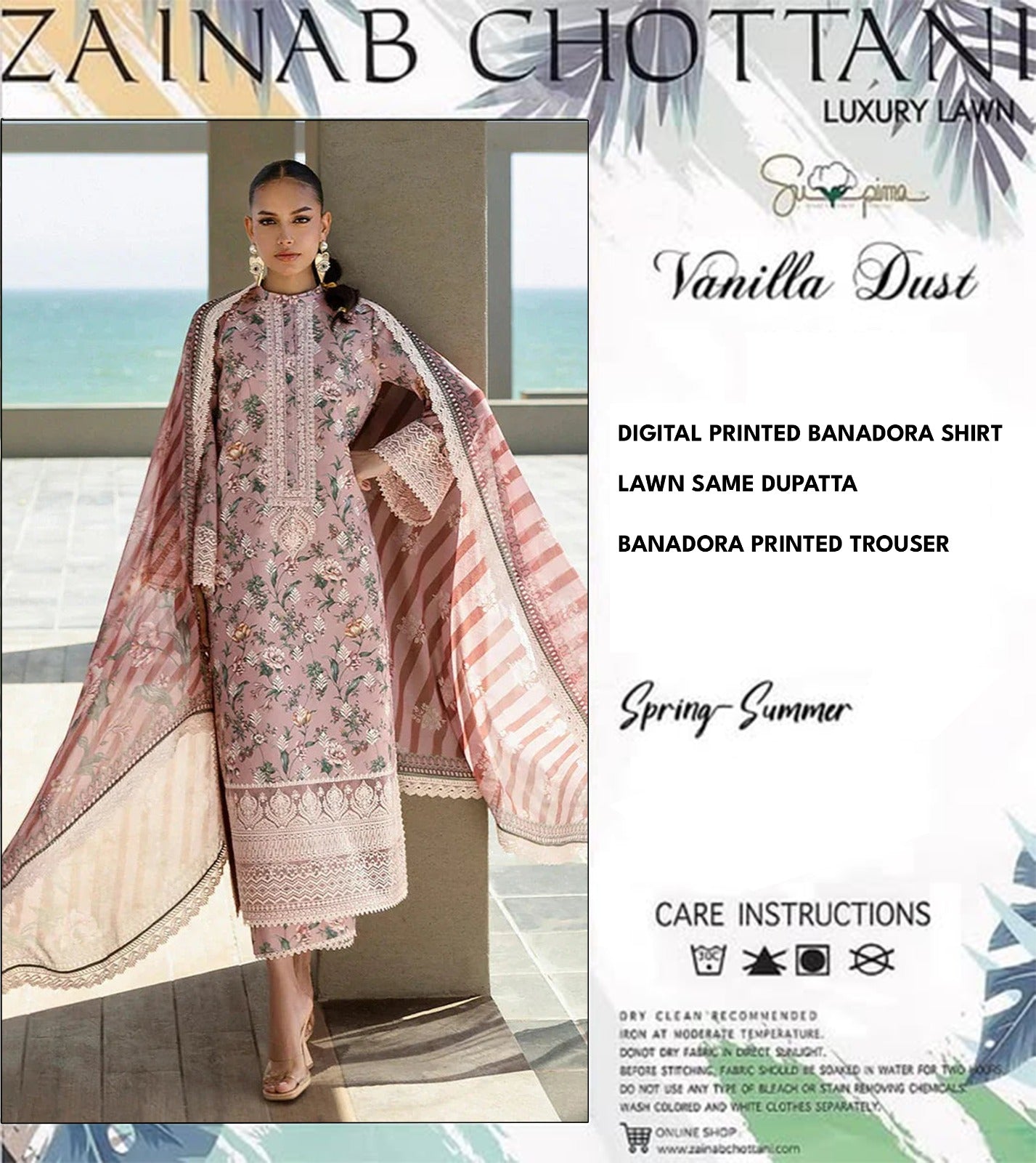 Zainab Chottani Banadora Unstitched 3Pπ₯