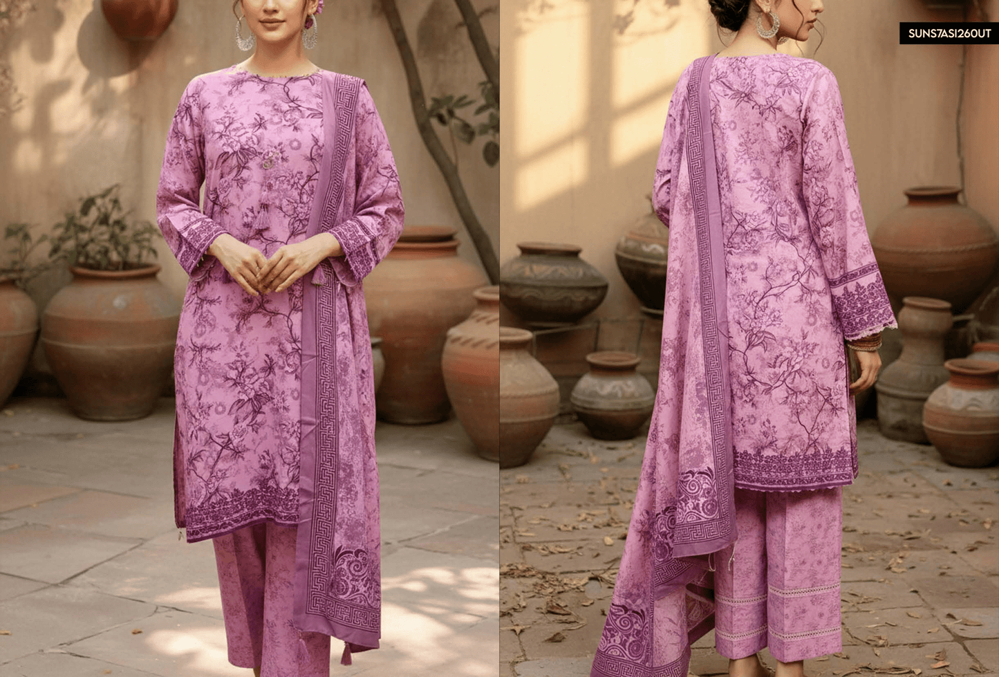 Salitex Khaddar Unstitched 3 Piece ๐ฅโจ
