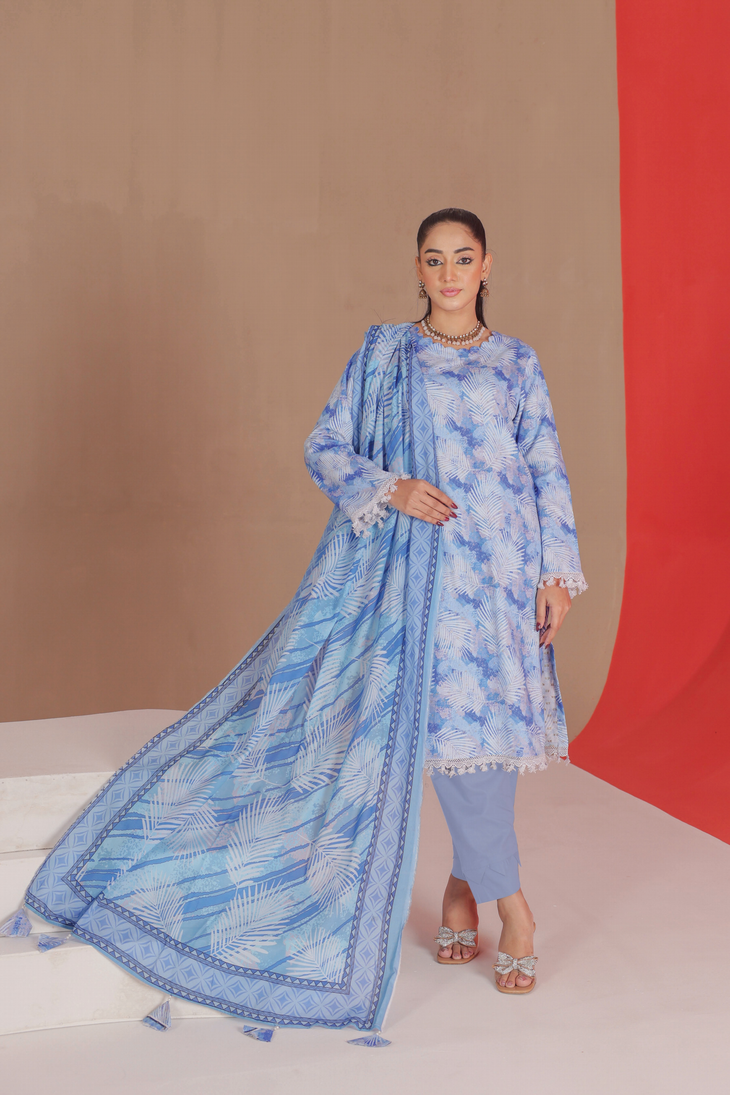 Flat 50% Off Lamisah Jade Broshia Jacquard 100% Original Lawn Unstitched in Wholesale π₯³π―β