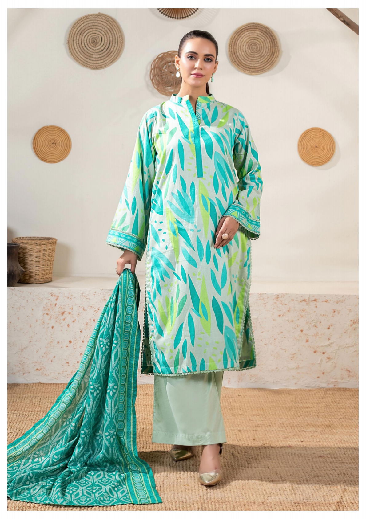 Bundle Of Zesh Unstitched Lawn 3 Piece in Wholesale Price 100% Original 🔥❤️