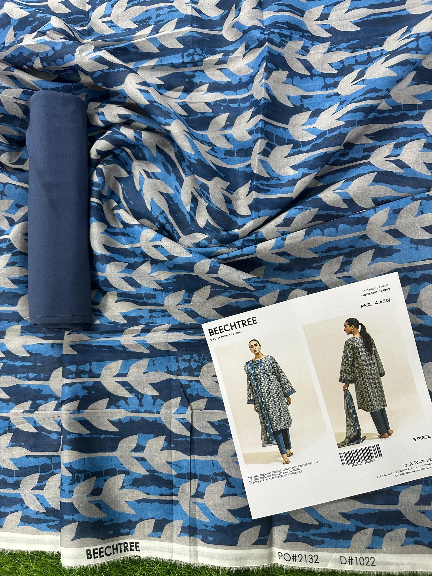 Moosajee Premium Unstitched Collection Digital Printed 2-Piece Suit