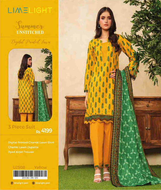 Limelight Chamkee Lawn 3Pcs 🔥
