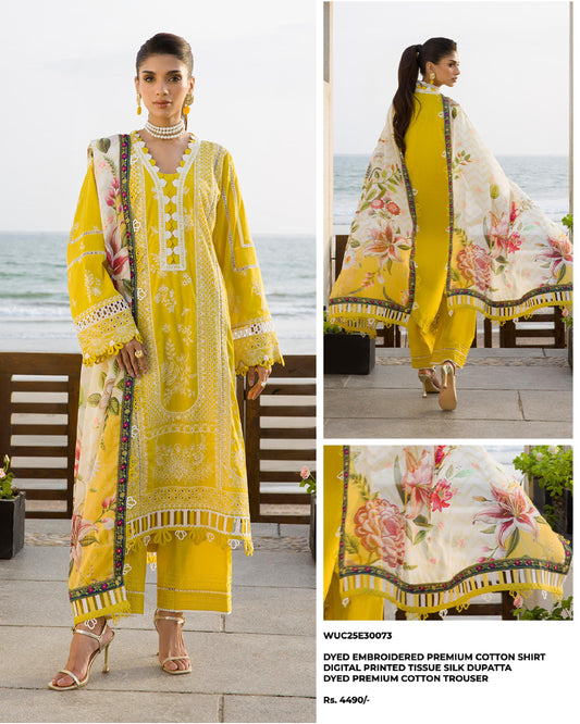 πΈβ¨ Zellbury Signature Unstitched Fancy Chikankari Luxury 3 Pieces β¨πΈ