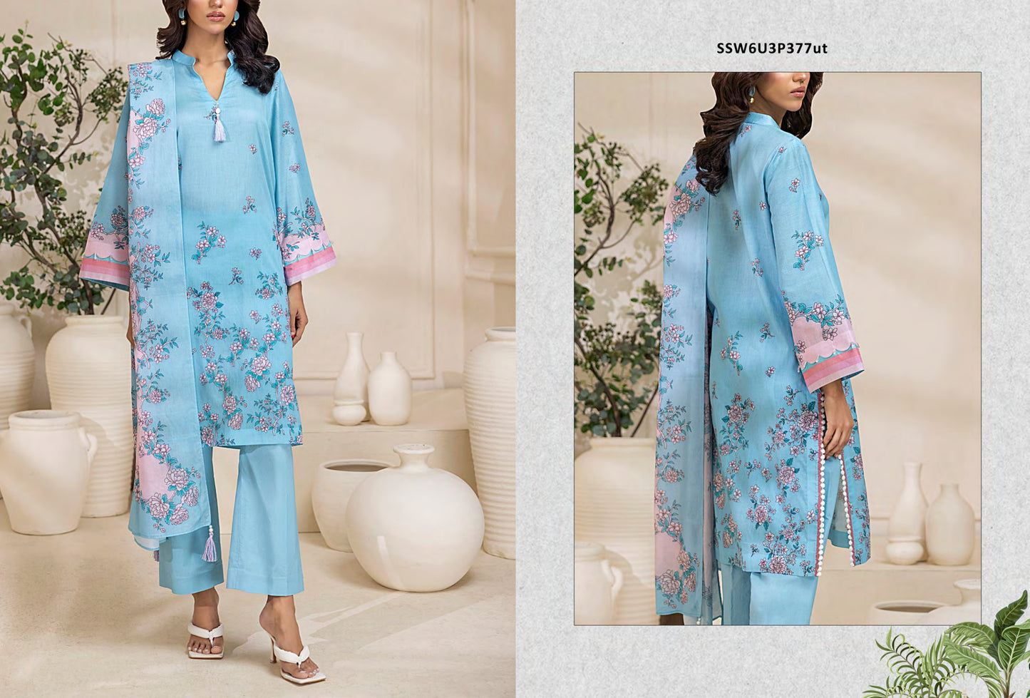 SALITEX FLORA VOL-I 100% Original Lawn ❤️ by SANA& SARA