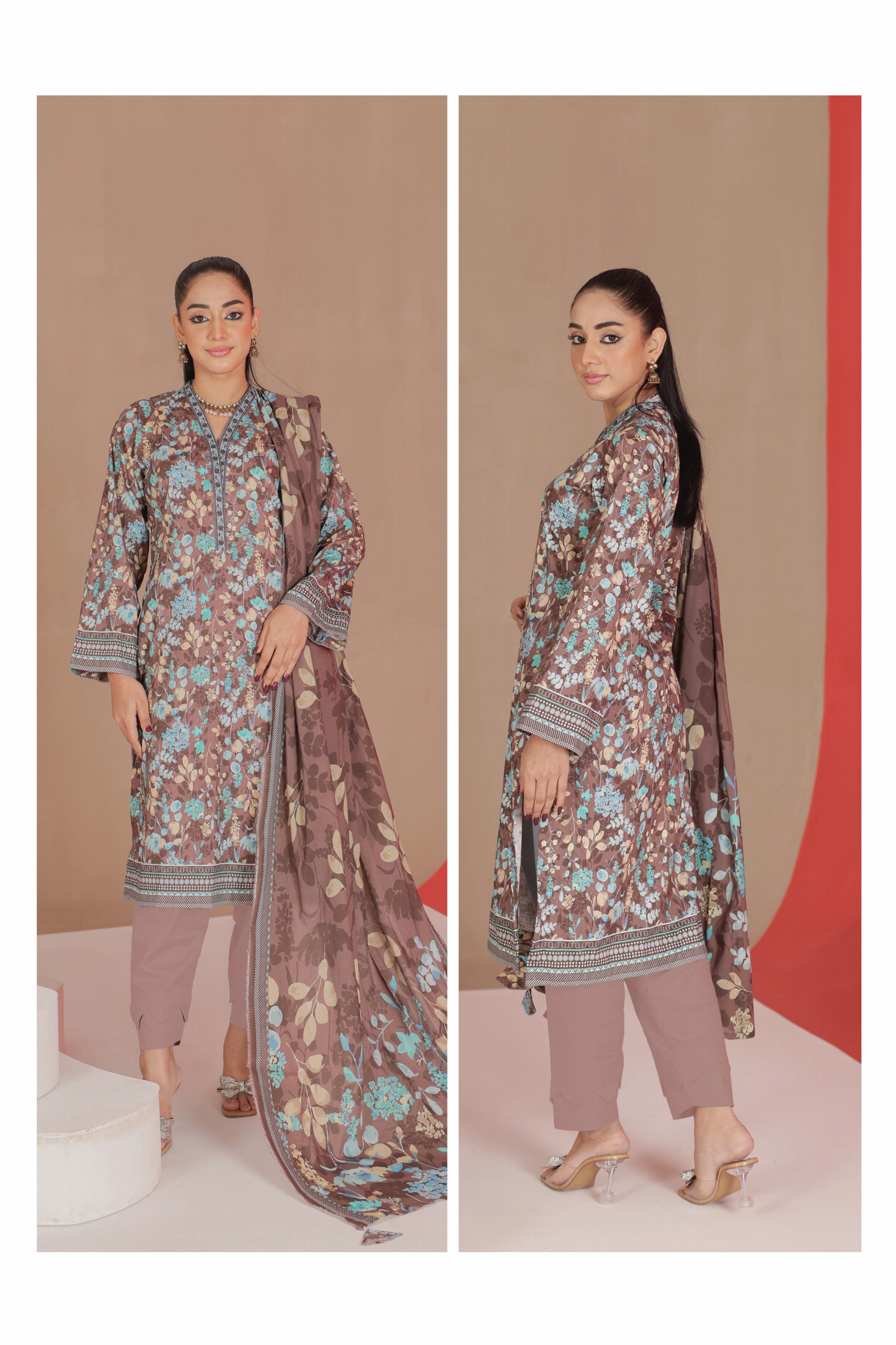 Flat 50% Off Lamisah Jade Broshia Jacquard 100% Original Lawn Unstitched in Wholesale π₯³π―β