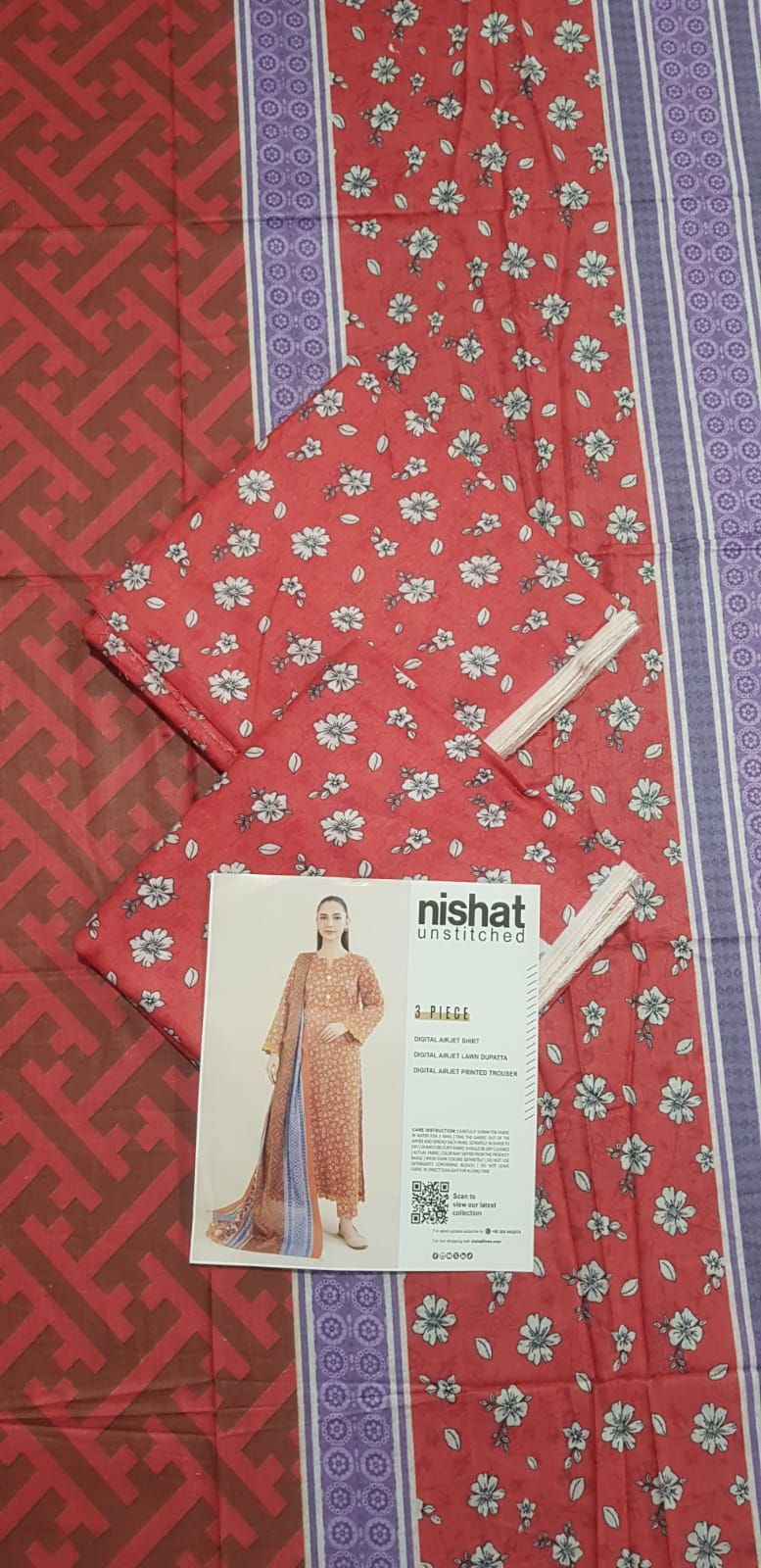 Nishat Lawn Un-Stitched 3P 2025