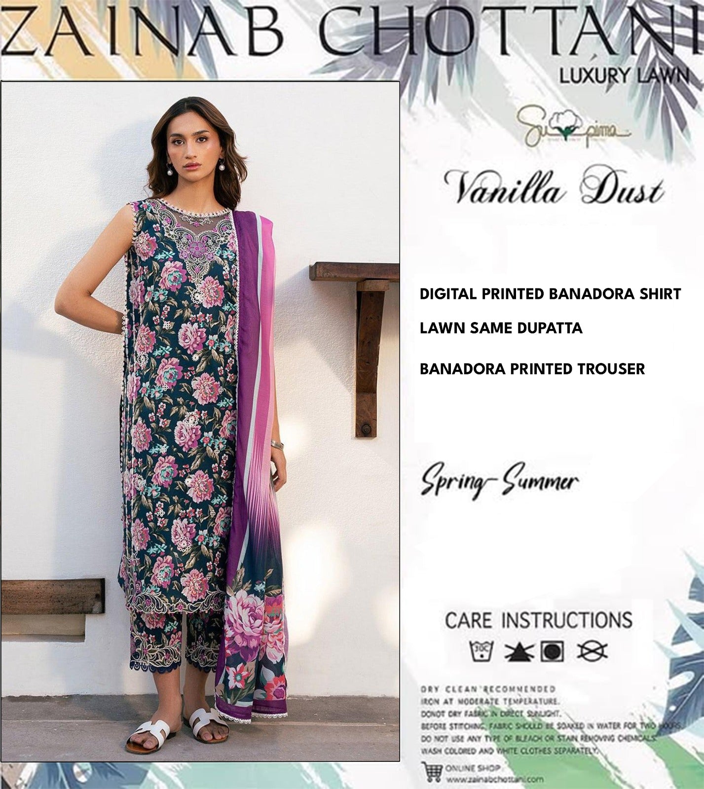 Zainab Chottani Banadora Unstitched 3Pπ₯