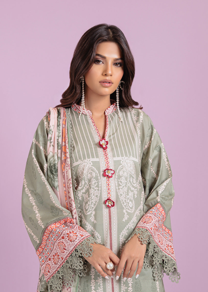 Bonanza Satrangi Unstitched Contour - 3 Pc (WU3PPBS25LISO36)