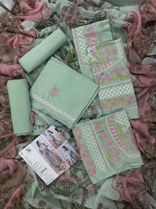 Zellbury Signature Unstitched 3PCs Collection D-C:- WUS26E30515