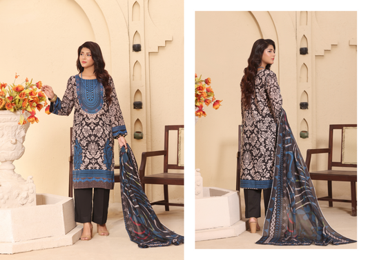 Inaaya Ali Lawn 3 Piece Collection 2026 By Arham Textile