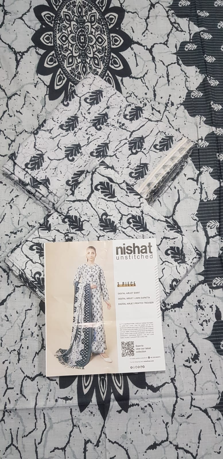 Nishat Lawn Un-Stitched 3P 2025