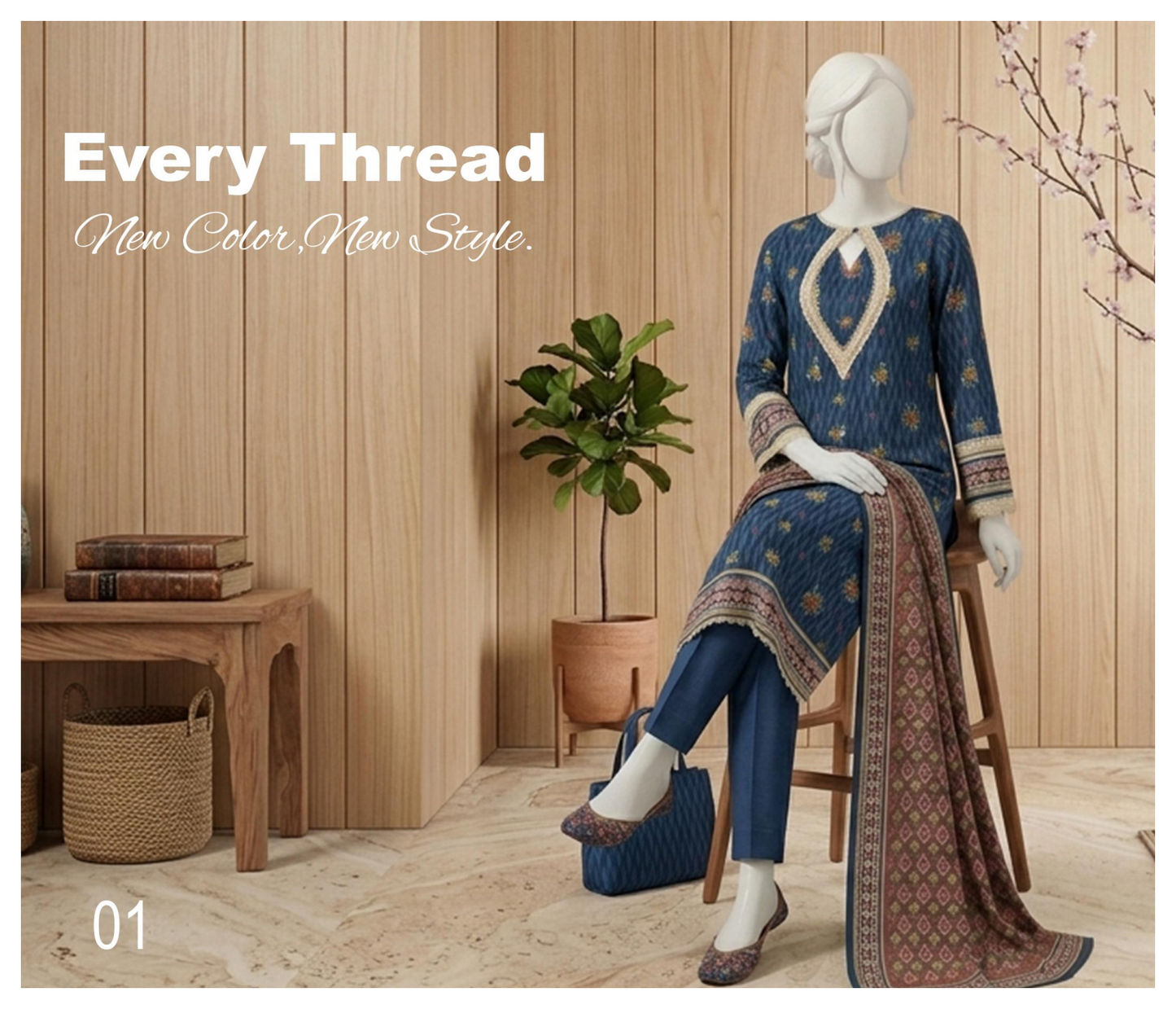 SAWERA β RANG-E-BAHAR (Vol-3) 3-PIECE UNSTITCHED COLLECTION