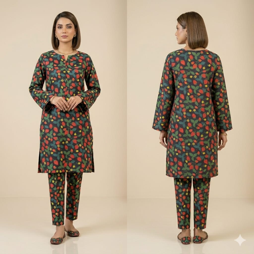 EGO 5MTR β DAABI Digital Printed All-Over 2-Piece Suit Unstitched Collection
