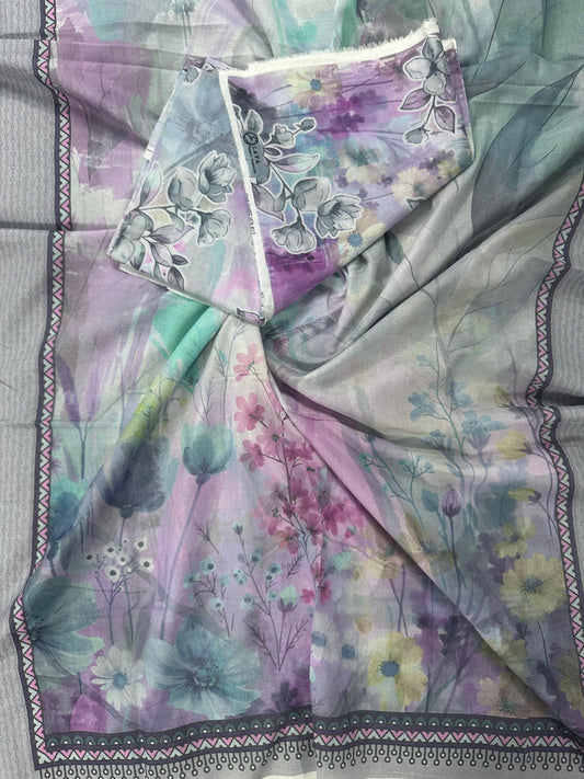 Elaya Rainbow Prints 2PC Unstitched Collection S+D