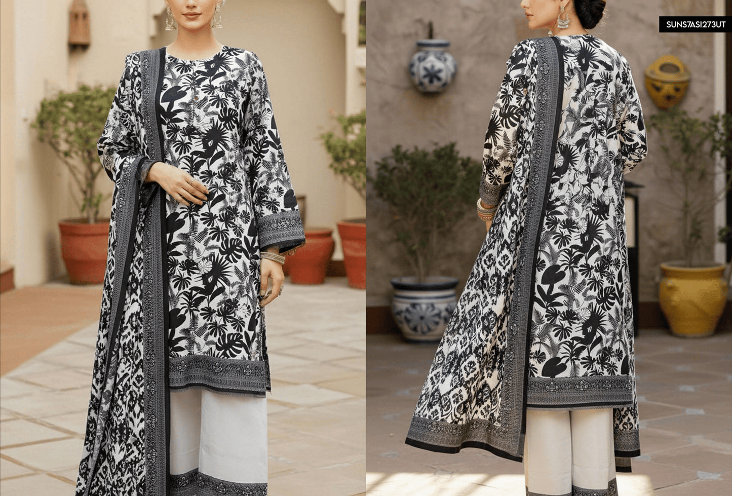 Salitex Khaddar Unstitched 3 Piece ๐ฅโจ