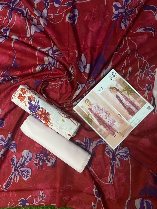 Izhaan Moosa Jee D #05 - 3pcs Unstitched Printed Collection