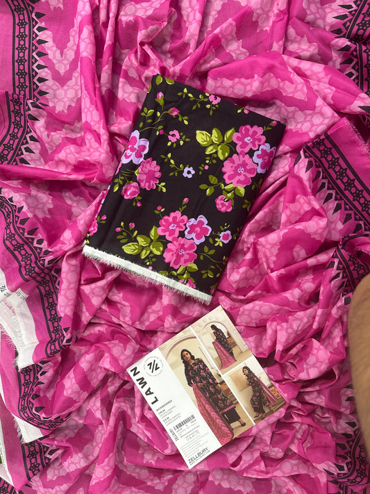 Zellbury D.C:-WUS26X20923 Digtal Printed Lawn 2Pcs Collection