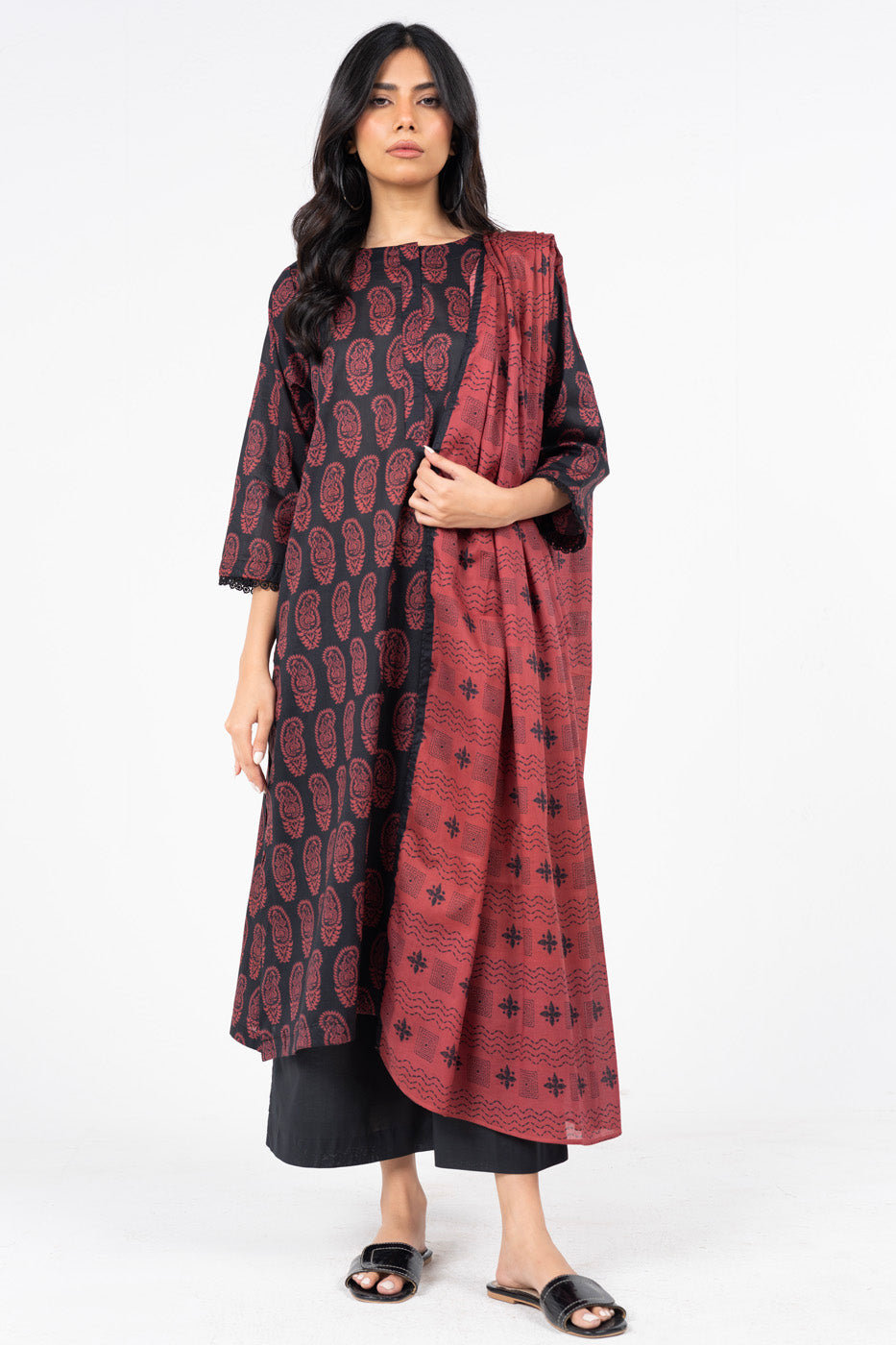 alkaram prints Digital Lawn Unstitched 3 Pieces ❤️